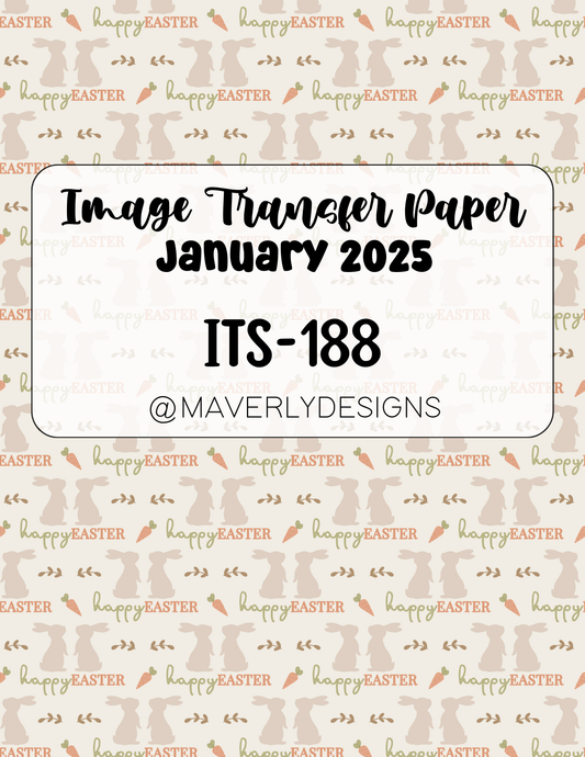 ITS-188 - Transfer Paper - January 2025 Launch