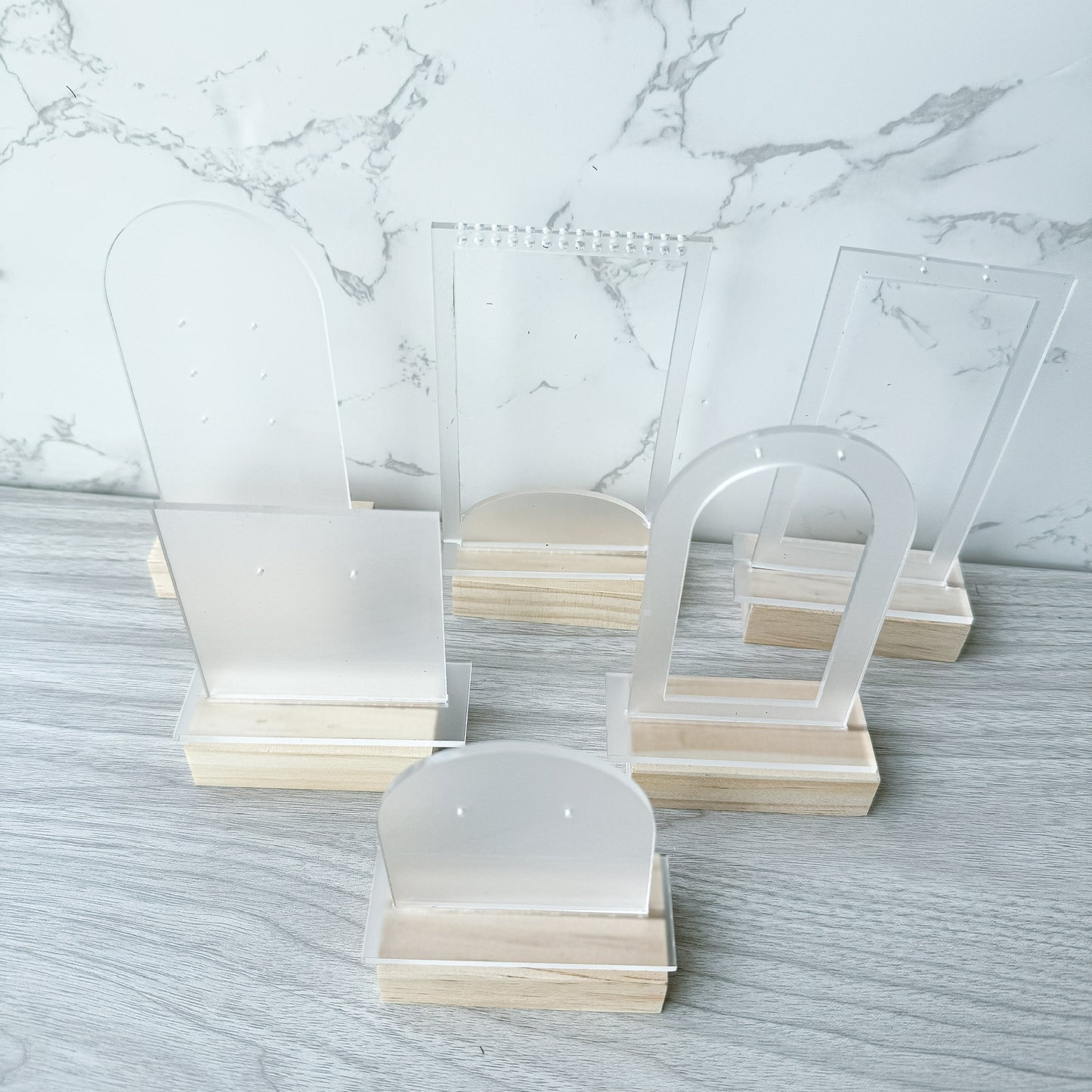 Acrylic Earring Displays - Multiple Styles Available