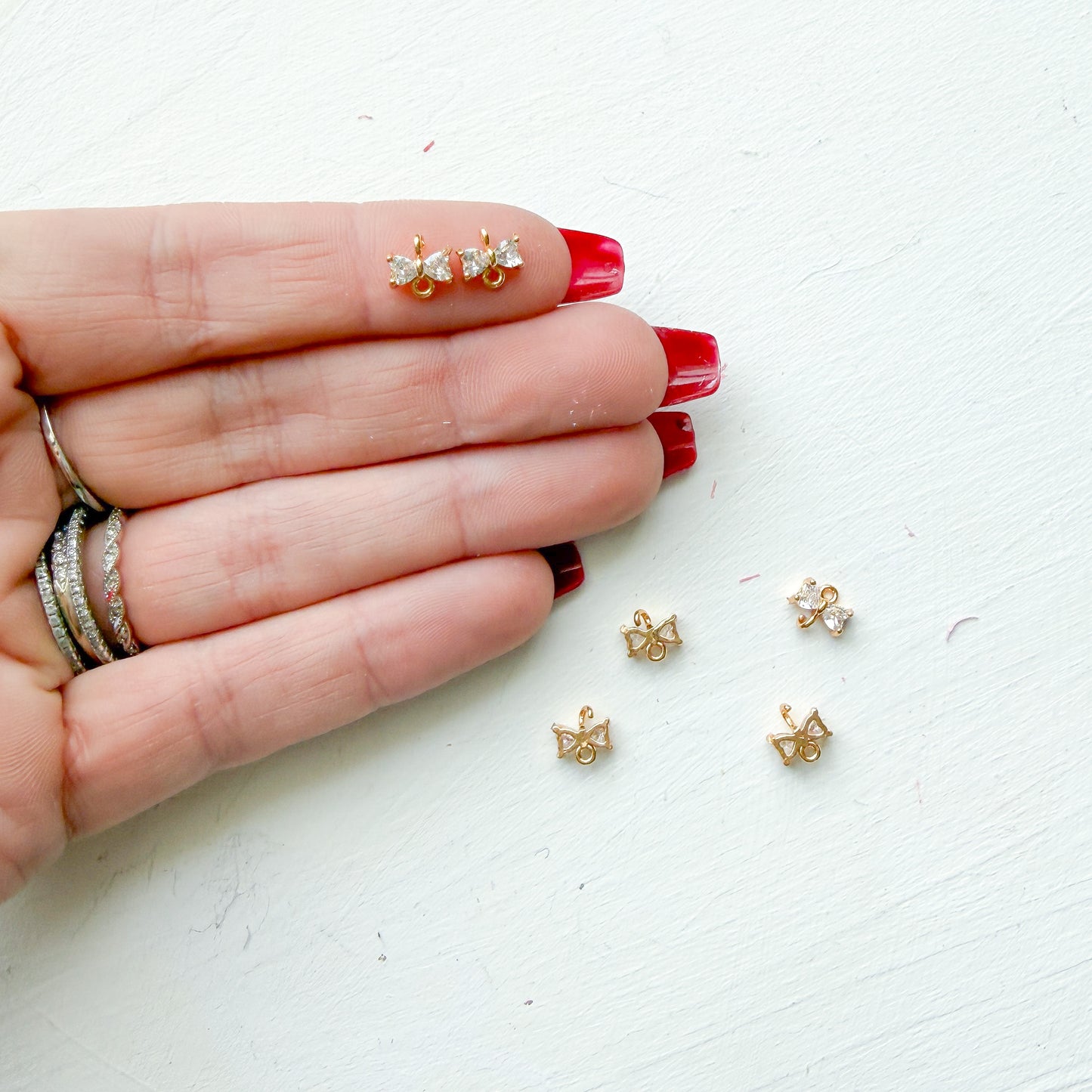 Baby CZ Gem Connectors - 10 PIECES - December 2025 Launch