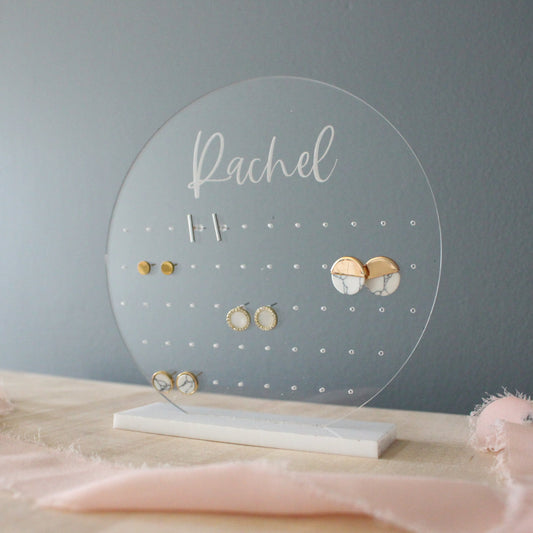 Circle - Acrylic Earring Displays - Multiple Styles Available