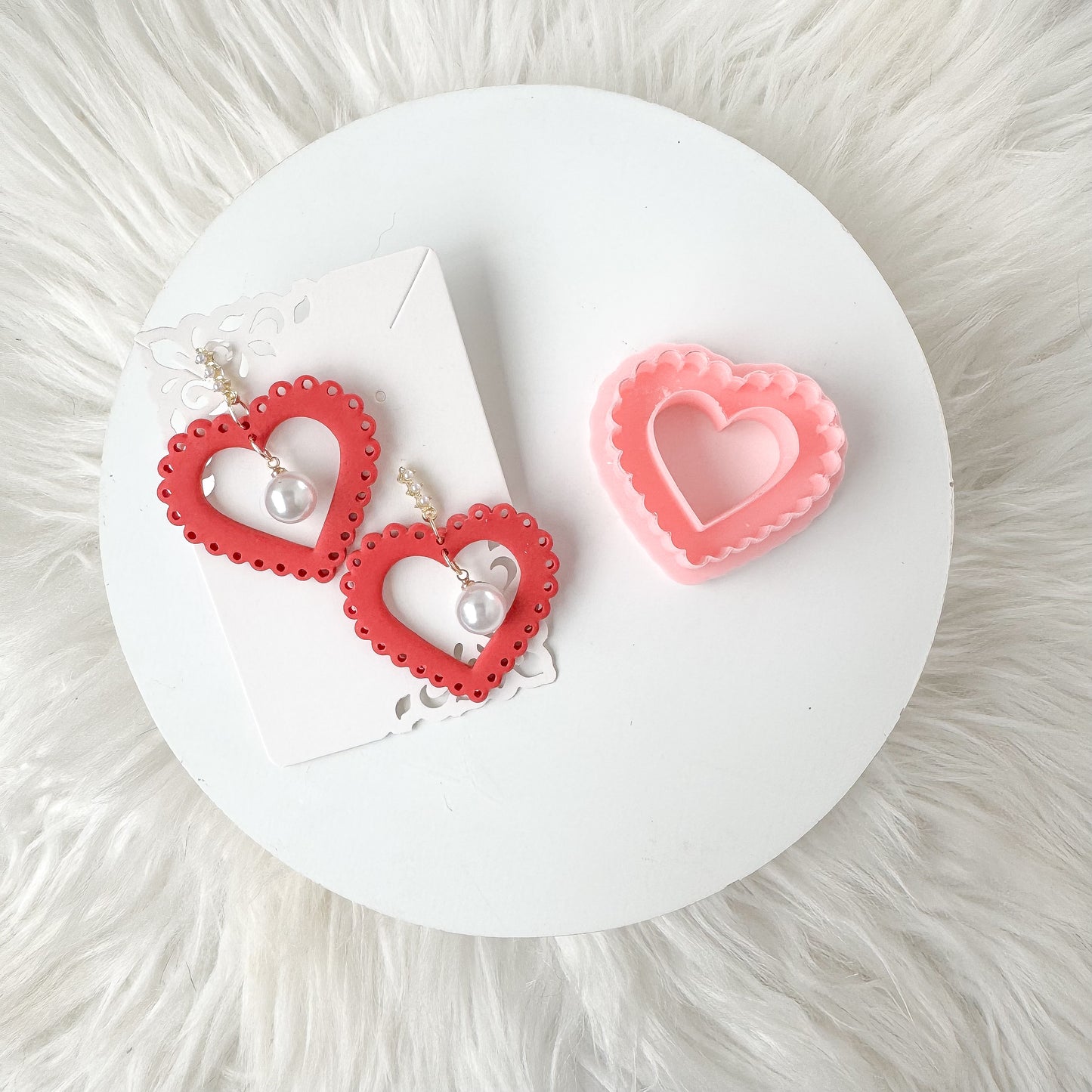 Scalloped Heart Window - Valentines Day Collection - December 2024