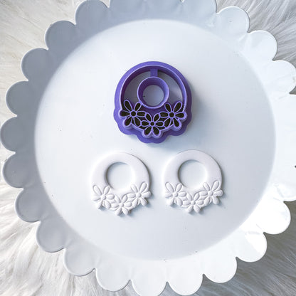 Flower Bottom Circle Window Clay Cutter - April 2024 Launch