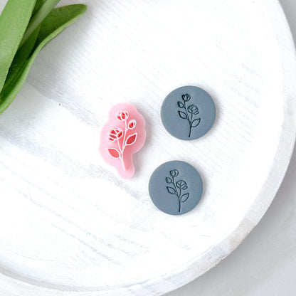 Floral Stamp - Clay Cutter - January 2025 Launch