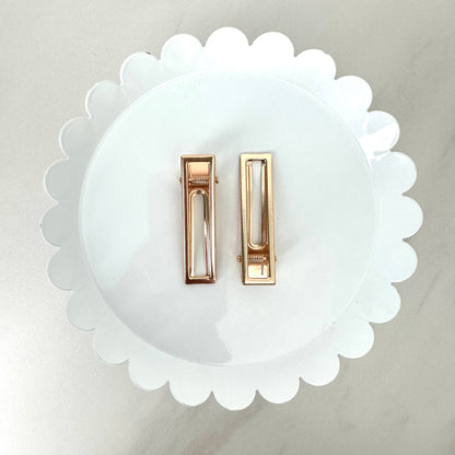Rectangle Barrette (6 PIECES) - September 2023