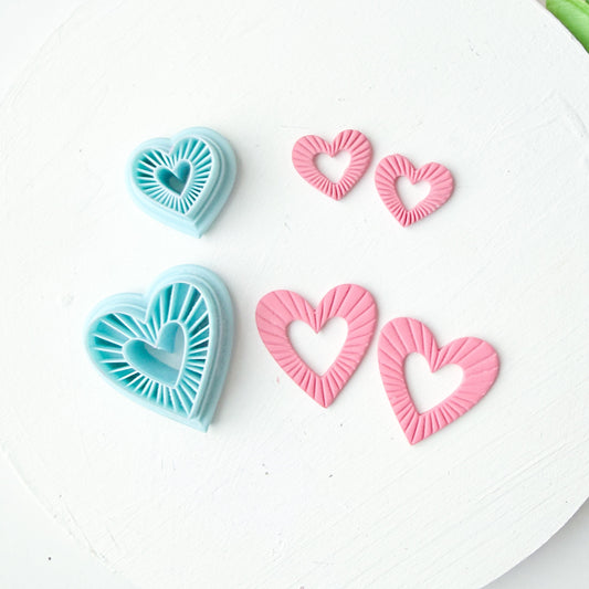 Vector Heart Window Clay Cutter - December 2025 Launch