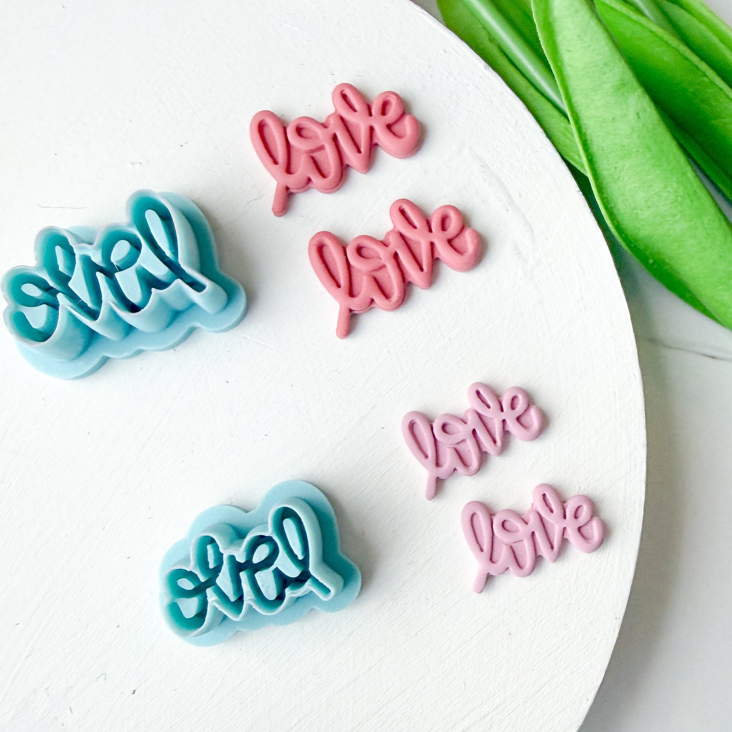 Cursive Love Clay Cutter - December 2025 Launch