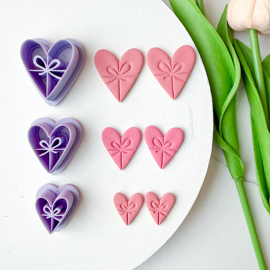 Wrapped Up Heart Clay Cutter - December 2025 Launch