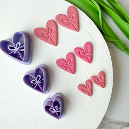 Wrapped Up Heart Clay Cutter - December 2025 Launch