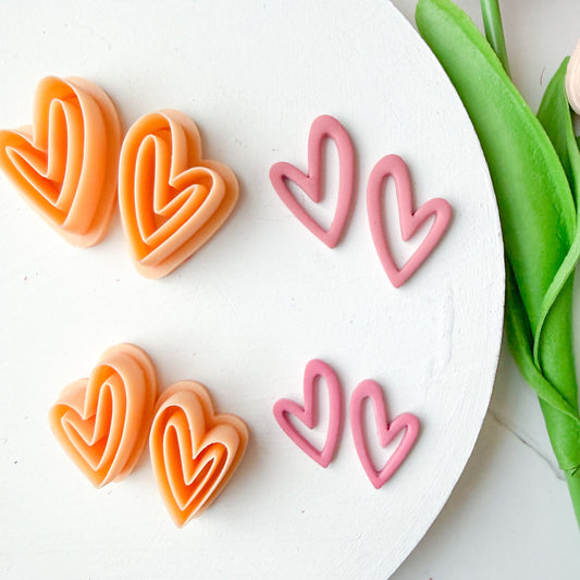 Sketched Window Heart Clay Cutter - December 2025 Launch