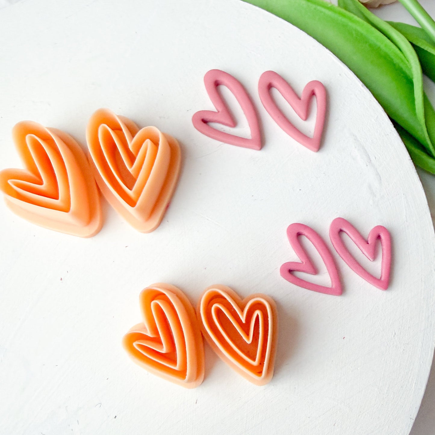 Sketched Window Heart Clay Cutter - December 2025 Launch