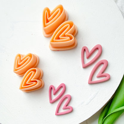 Sketched Window Heart Clay Cutter - December 2025 Launch