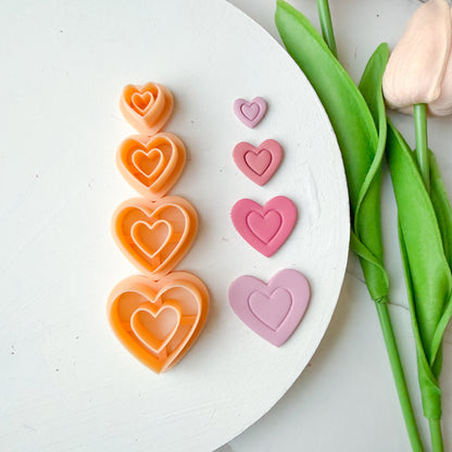 One Line Frame Heart Clay Cutter - December 2025 Launch