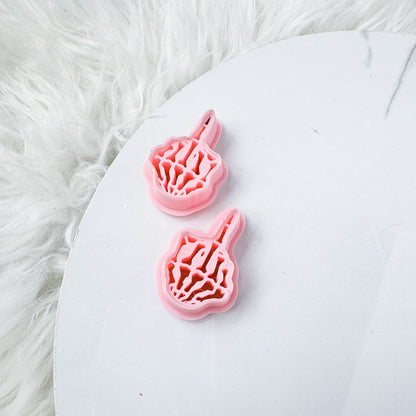 Middle Finger Skelly Clay Cutter - July 2024 Launch