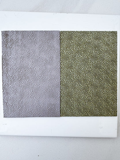 Abstract Floral Texture Mat - January 2024