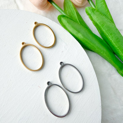 Deep Oval Pendant Bezel - 10 PIECES - December 2025 Launch