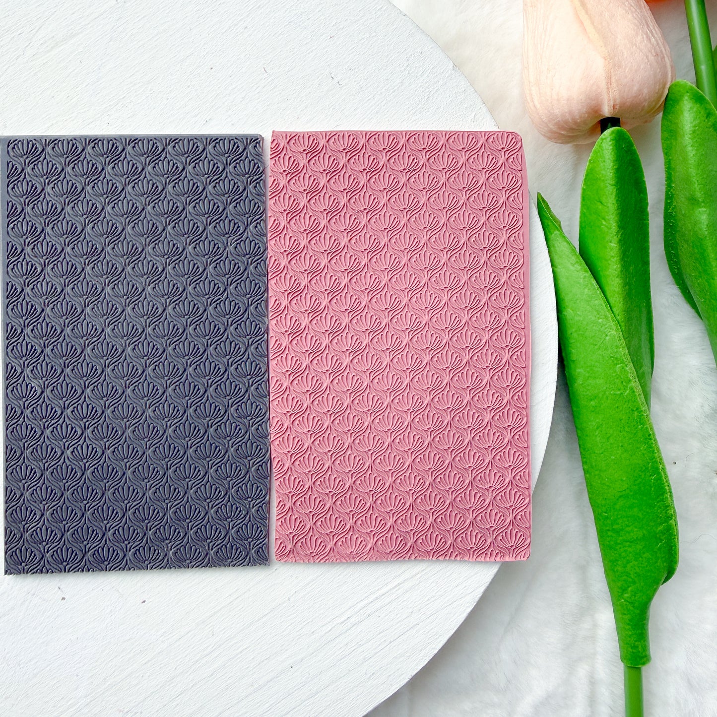 Pretty Fanned Petals Texture Mat - December 2025 Launch