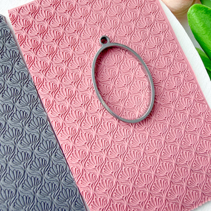 Pretty Fanned Petals Texture Mat - December 2025 Launch