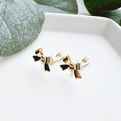 Clip On Ribbon Bow Stud Finding - (10 Pieces)