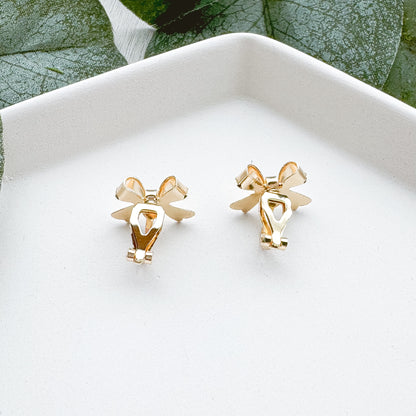 Clip On Ribbon Bow Stud Finding - (10 Pieces)