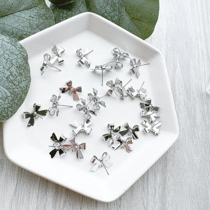 Ribbon Bow Stud Finding - (10 Pieces)