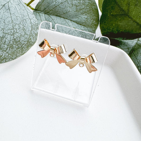 Ribbon Bow Stud Finding - (10 Pieces)