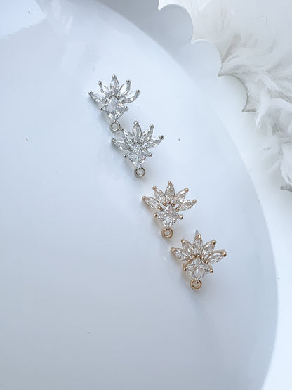 Square Flare CZ Stud Finding - 10 PIECES - September 2024 Launch