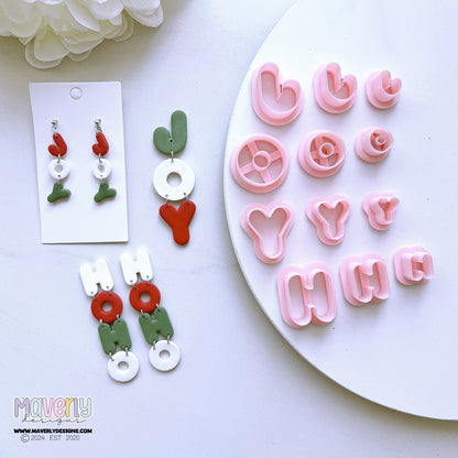 Holiday Letter Bundle Clay Cutter - September 2024 Launch