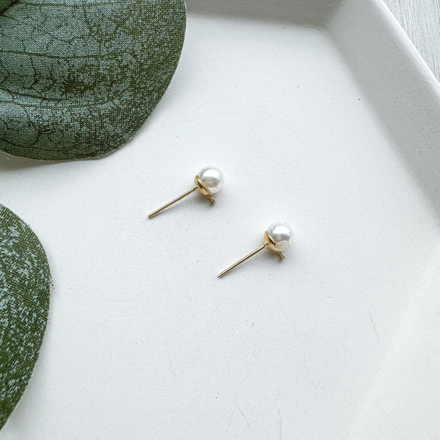 Pearl Stud Findings - 10 PIECES