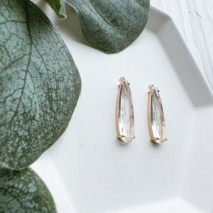 Long CZ Charm 002  - 10 PIECES