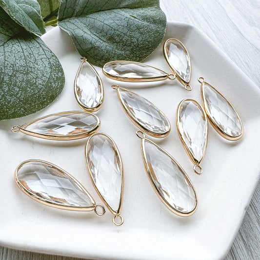 Long Crystal Dangle Charm - 10 PIECES - September 2025 Launch