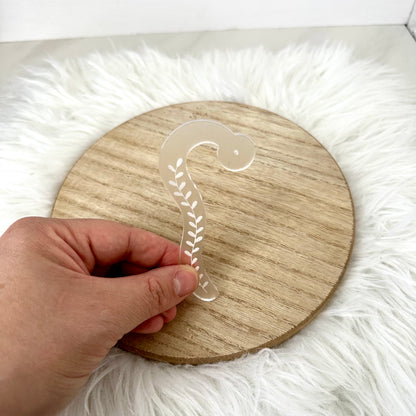 Vine Earring Display Stick - Acrylic - 1 Piece