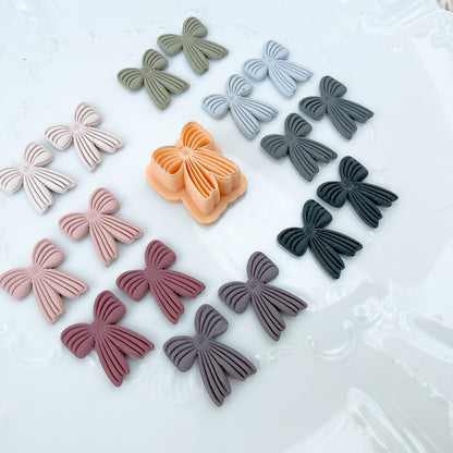 Imprint Lined Bow Clay Cutter - January 2026 Launch