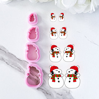 Snoopy Snowman Outline Cutter and Matching Image Transfer Paper - September 2025 Launch