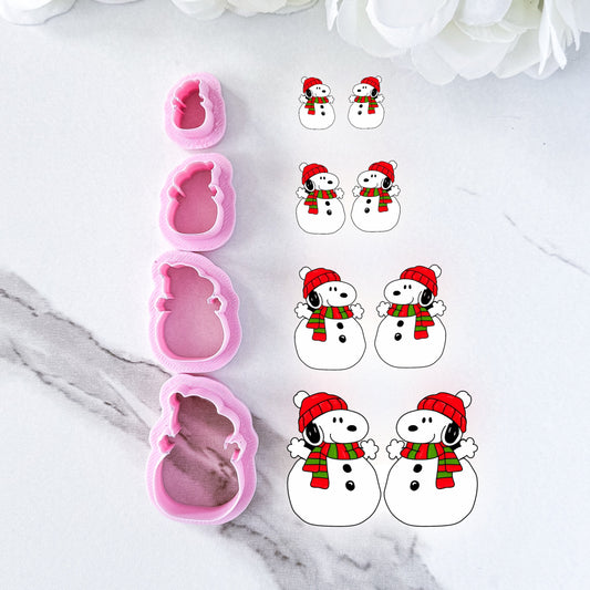 Snoopy Snowman Outline Cutter and Matching Image Transfer Paper - September 2025 Launch