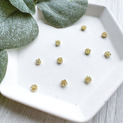 Flower Center Component SMALL 6*6mm -10 PIECES