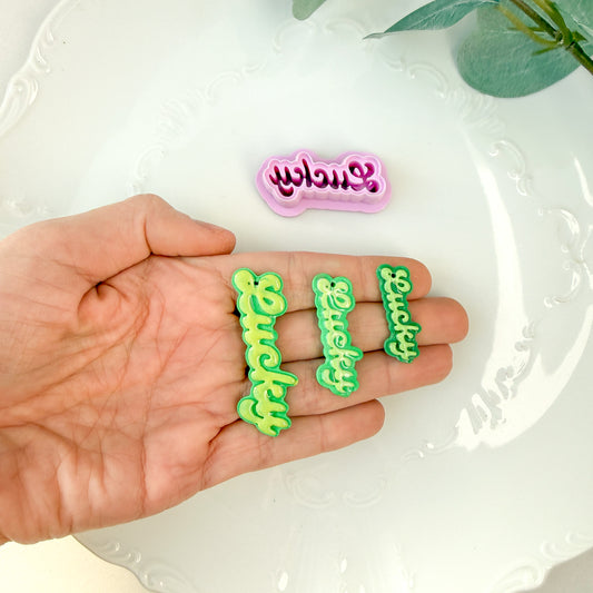 Cursive Lucky Clay Cutter - January 2026 Launch