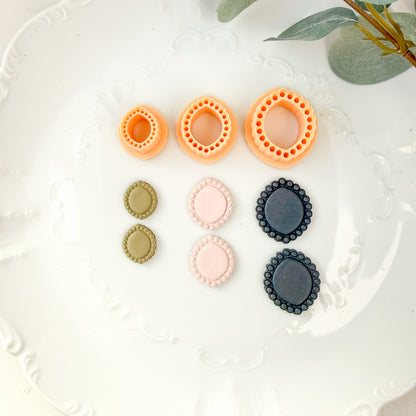 Bubble Frame Almond Clay Cutter - January 2026 Launch