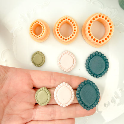 Bubble Frame Almond Clay Cutter - January 2026 Launch