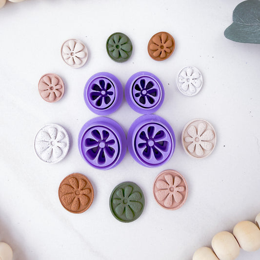 Rhea Embossed Flower Clay Cutter - February 2026 Launch