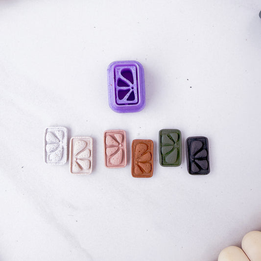 Embossed Rectangle Matisse Charm Clay Cutter - February 2026 Launch