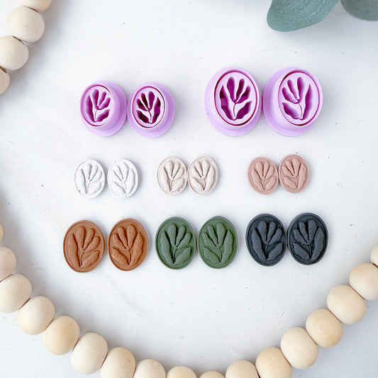 Embossed Matisse Flower Oval Clay Cutter - February 2026 Launch