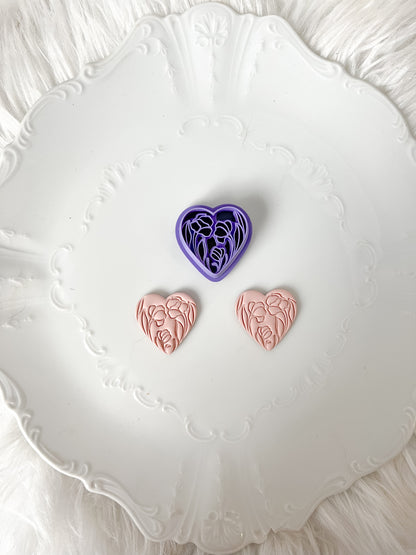 Floral Heart Valentines Cutter- December 2023