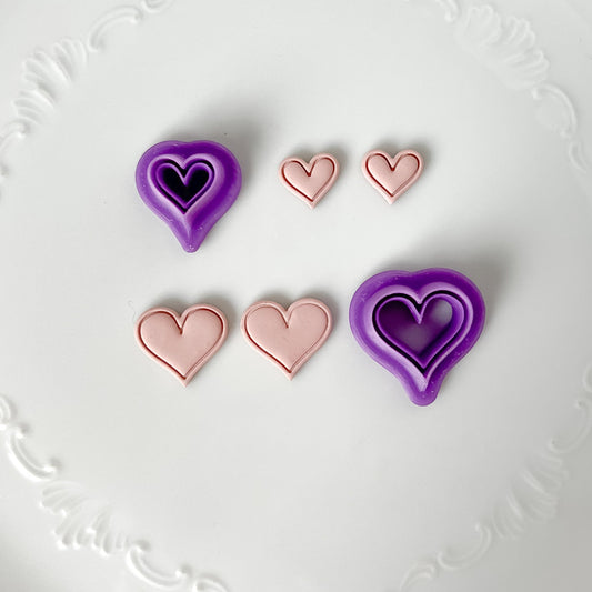 Heart Frame Stud Clay Cutter  - December 2023