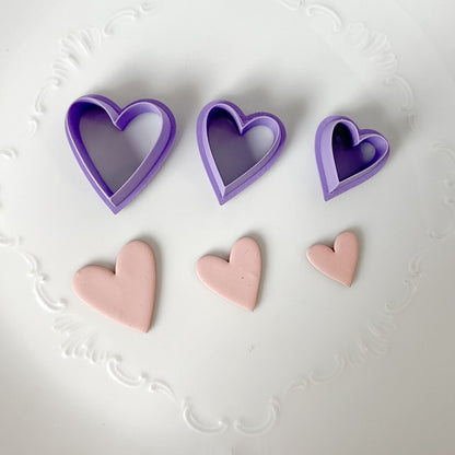 Slim Heart Clay Cutter  - December 2023