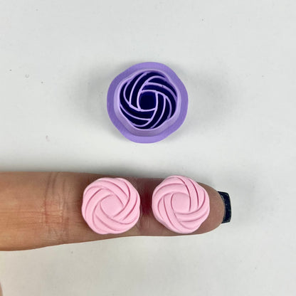 Rounded Woven Stud Clay Cutter   - December 2023