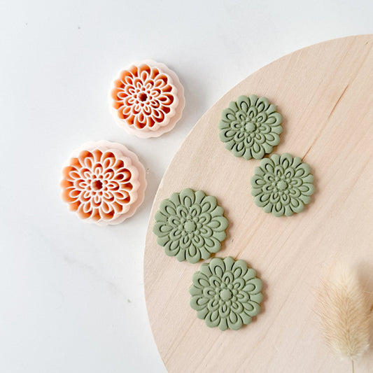 Statement Flower - Style 1 - Imprint Clay Cutter - June 2025 Launch