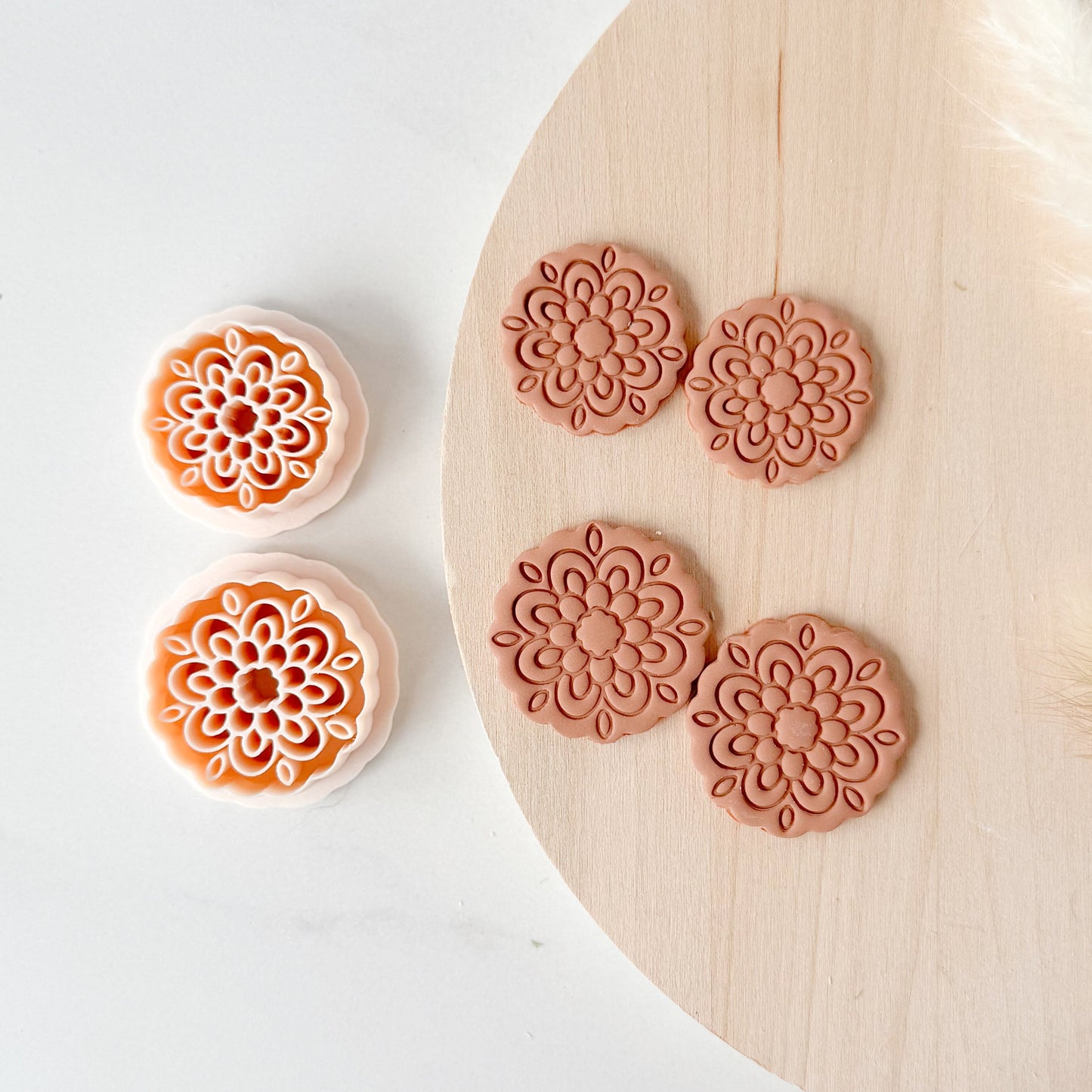 Statement Flower - Style 2 - Imprint Clay Cutter - June 2025 Launch