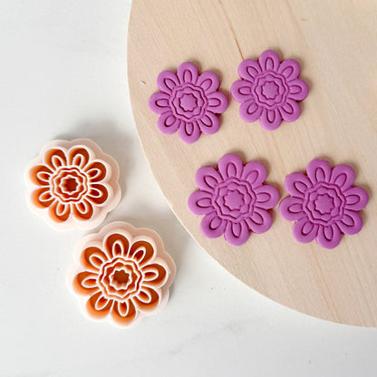 Statement Flower - Style 3 -Imprint Clay Cutter - June 2025 Launch