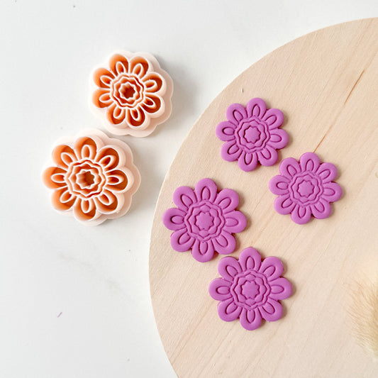 Statement Flower - Style 3 -Imprint Clay Cutter - June 2025 Launch