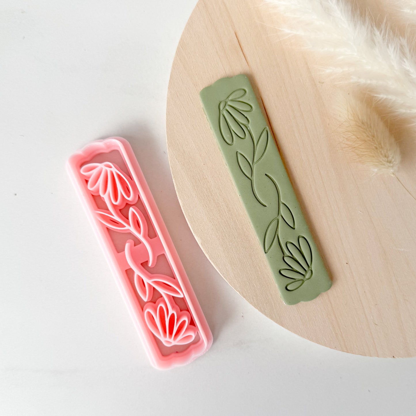 Double Daisy Bookmark Clay Cutter - June 2025 Launch